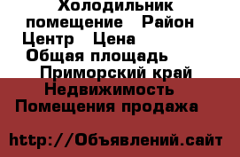 Холодильник помещение › Район ­ Центр › Цена ­ 330 000 › Общая площадь ­ 9 - Приморский край Недвижимость » Помещения продажа   